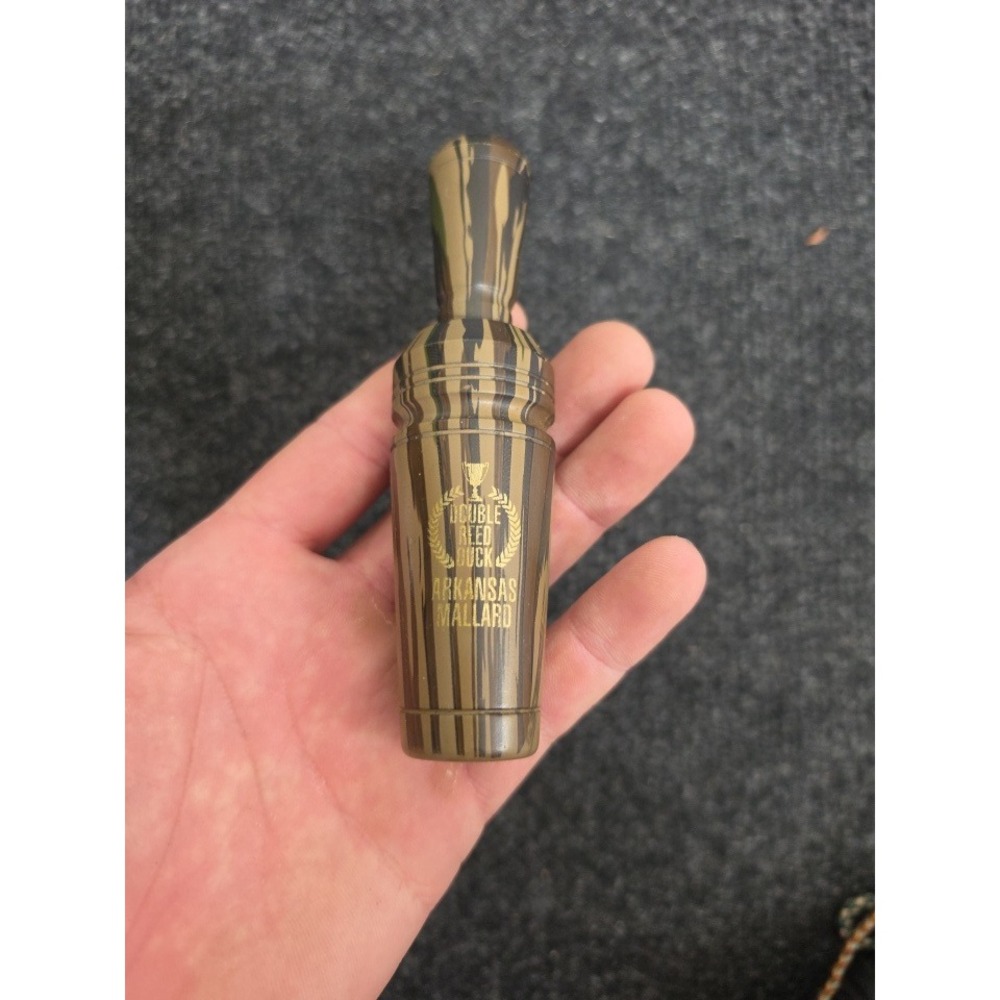 Arkansas Mallard Double Reed Duck Call Camo Hunting Accessory vintage